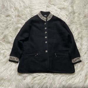Icelandic Design Fair Isle Wool Cardigan Jacket‎